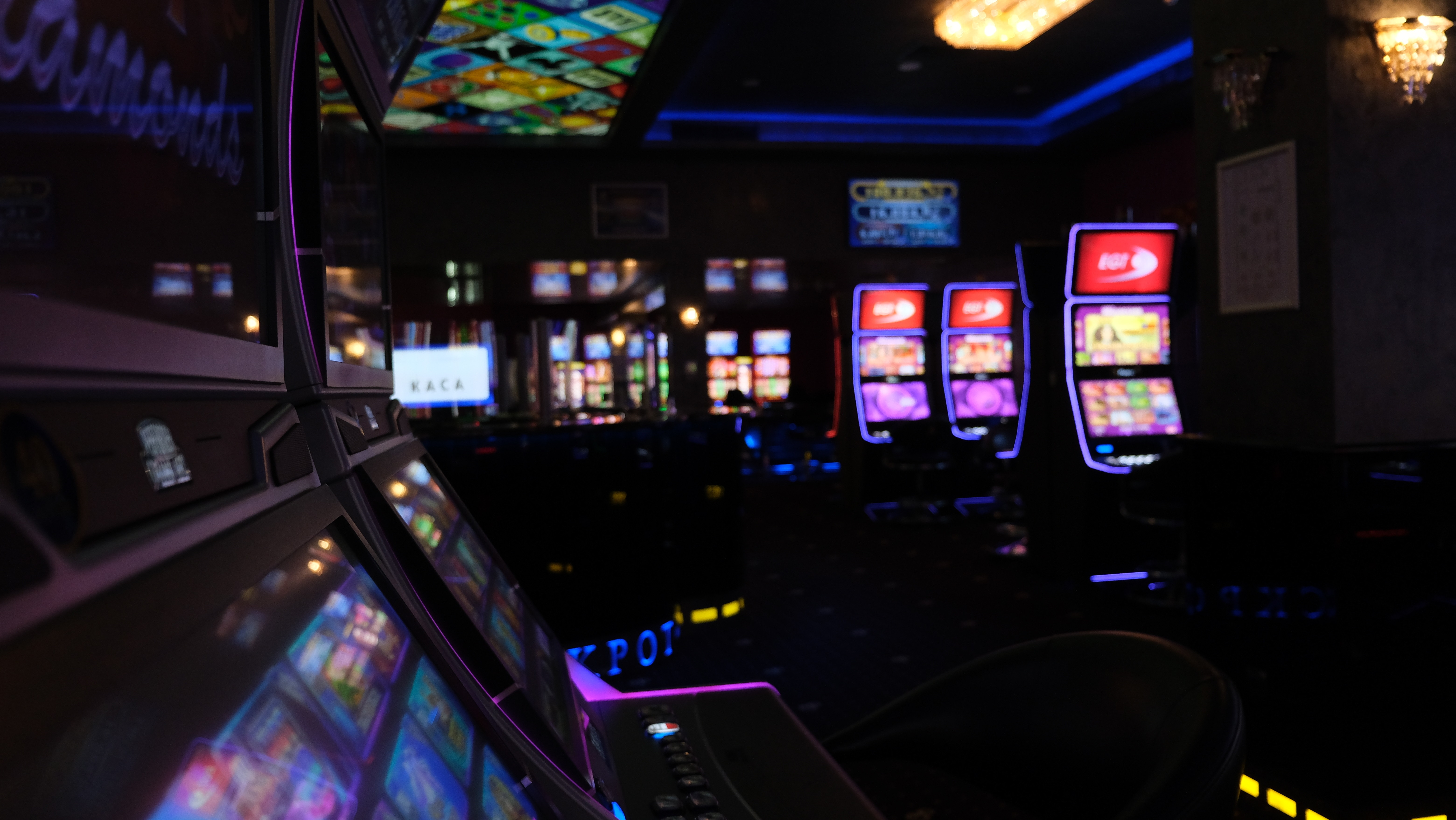 Senator Casino floor at Hotel Paint It Black
